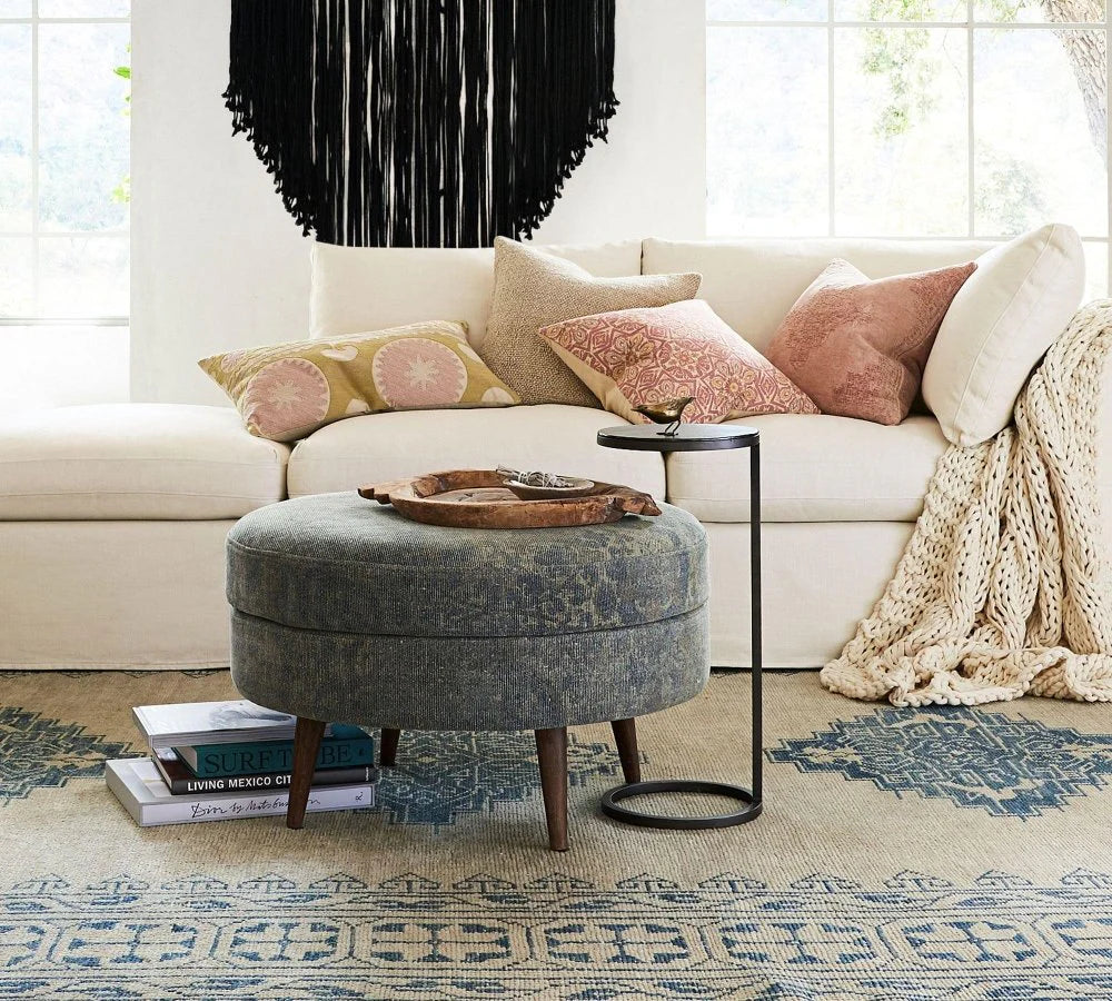 Duke Round Metal Accent Table | Sleek Minimalist Side Table