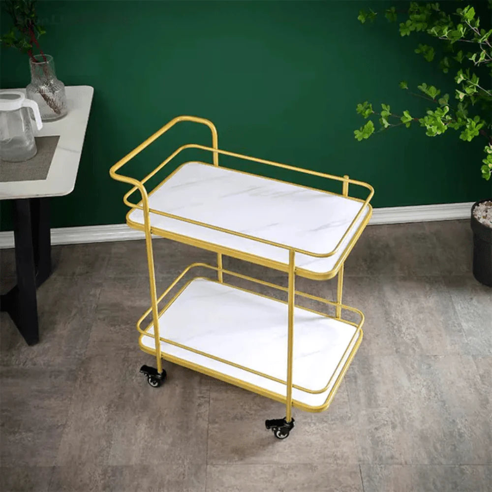 Home Store Rolling Dining Cart & Beverage Station
