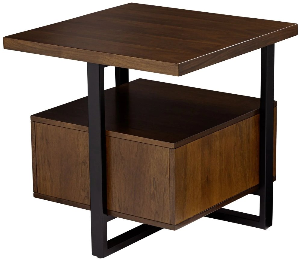 1-Drawer Modern End Table Side Table